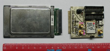 Prototype of PCMCIA and GPS receiver